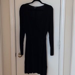 Cotton express wrap dress